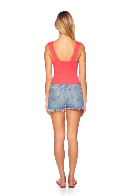 Underwire Tank Top in Framboise