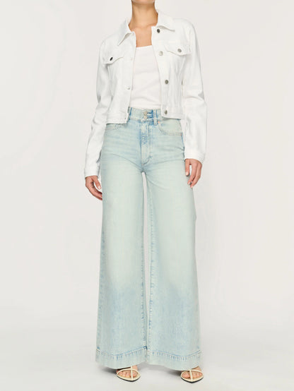 Vika Denim Jacket in White