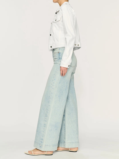 Vika Denim Jacket in White