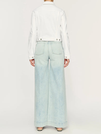 Vika Denim Jacket in White