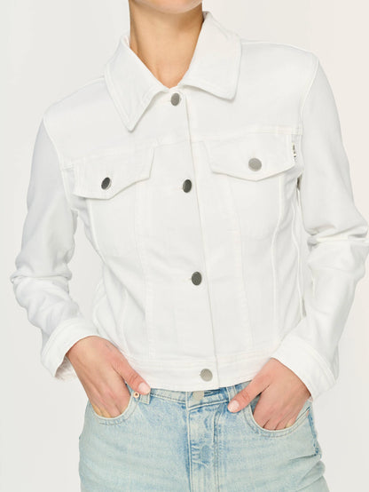 Vika Denim Jacket in White
