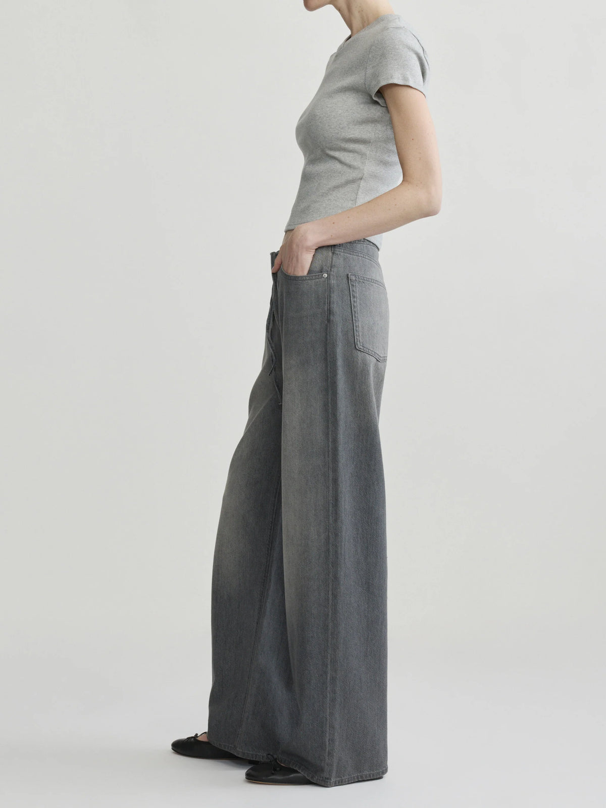 Sienna Low-Slung Drawstring Wide Leg 31" Jeans