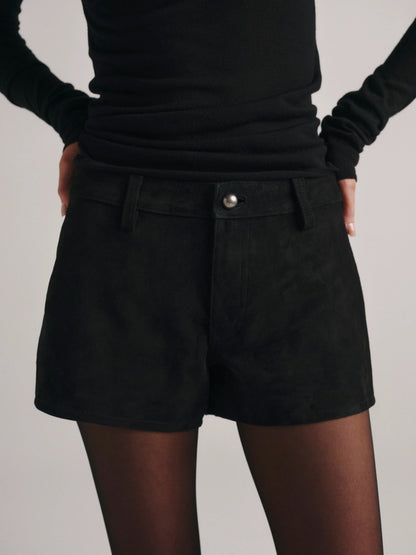 Abby Relaxed Suede Short