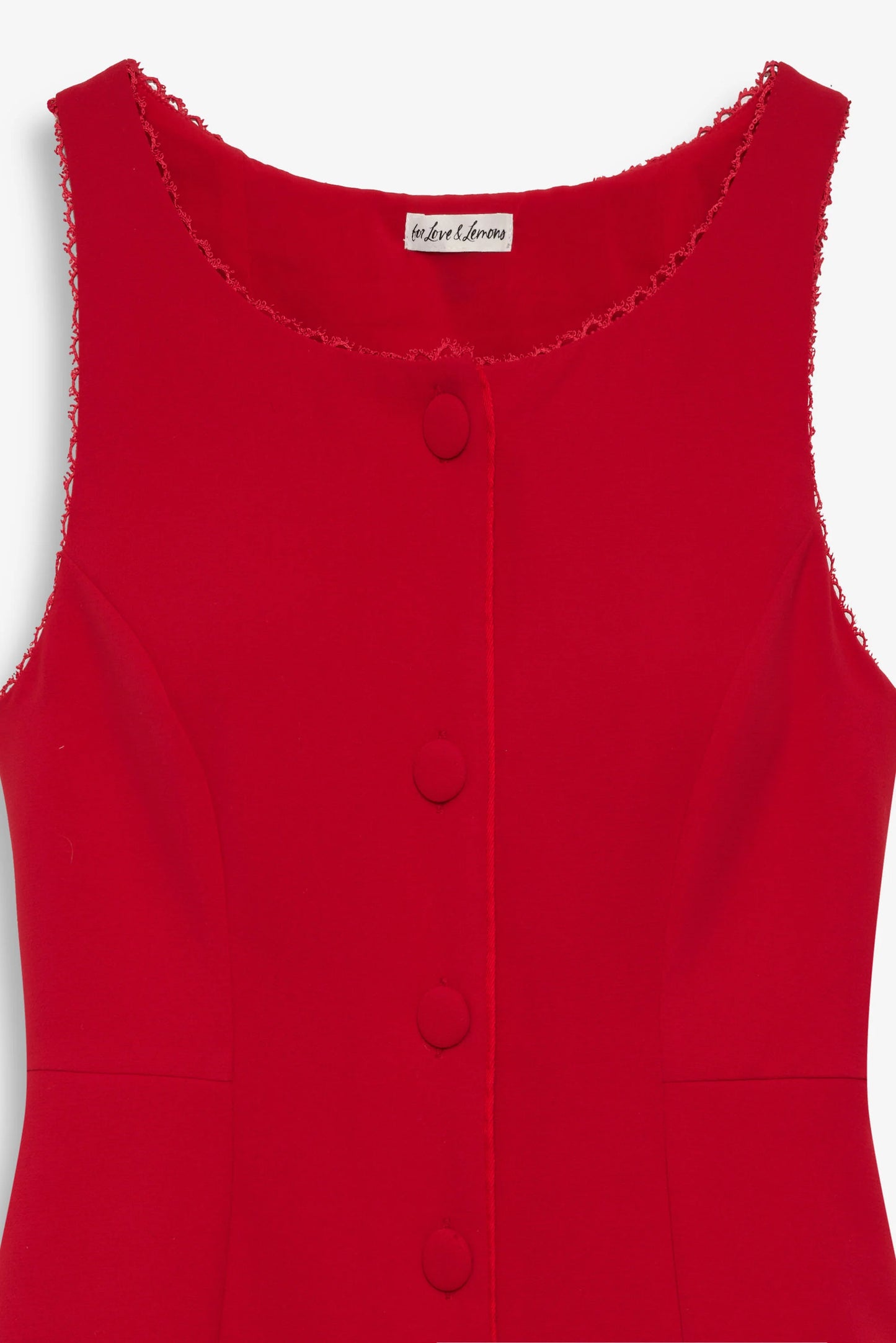 For Love & Lemons - Venus Mini Dress in Red