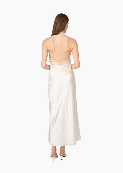 Lucille Silk Top Macadamia