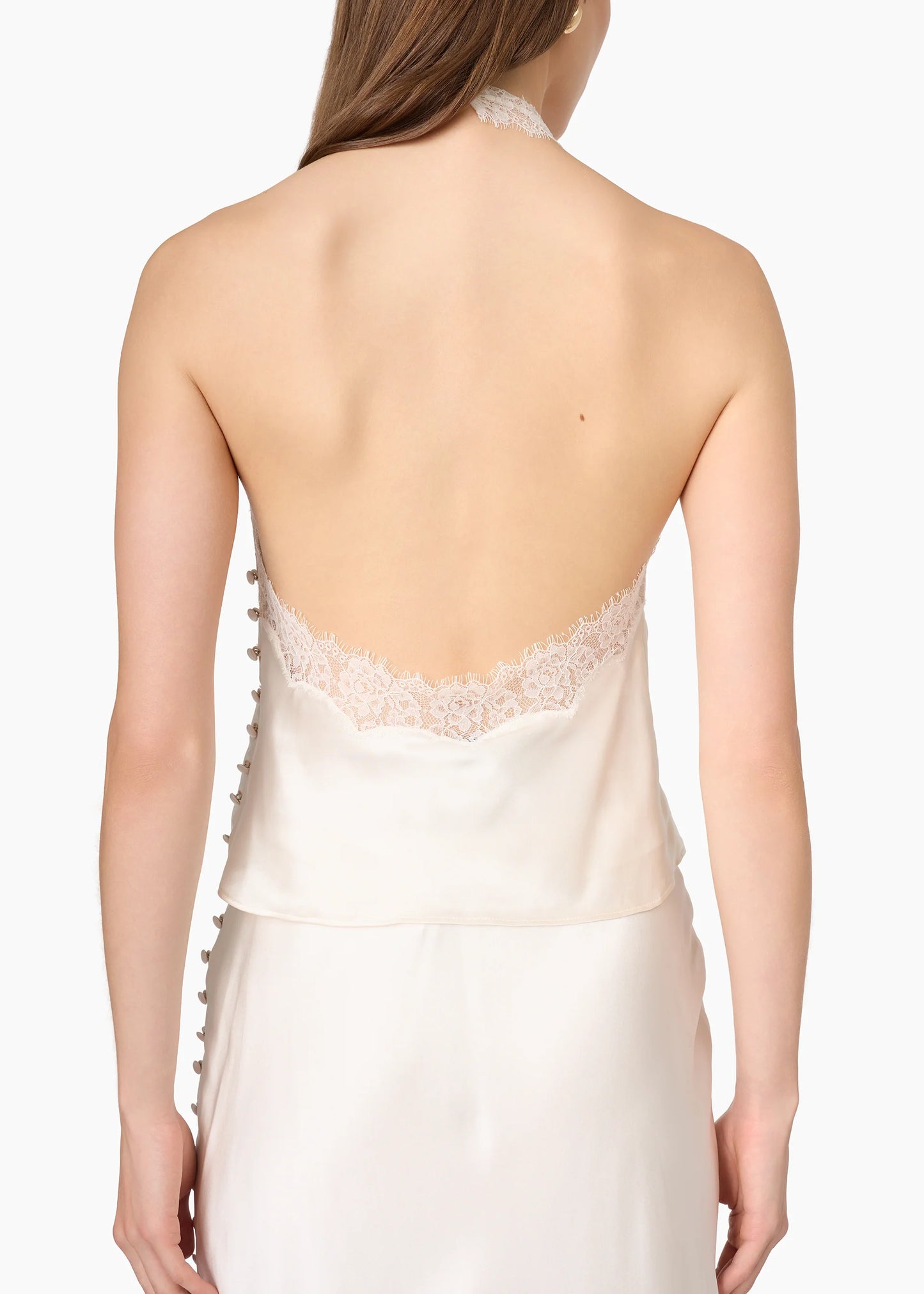 Lucille Silk Top Macadamia