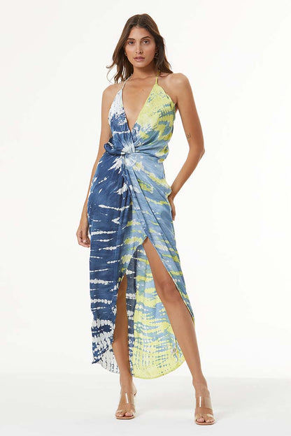 Siren Slip Dress in Zest Reef Wash - FINAL SALE