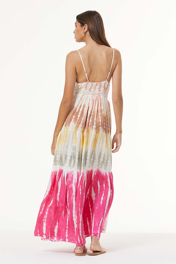 Sienna Dress in Buttercup Agate Wash
