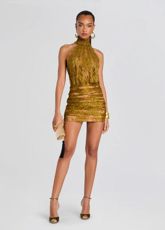 Emerald Lace Dress