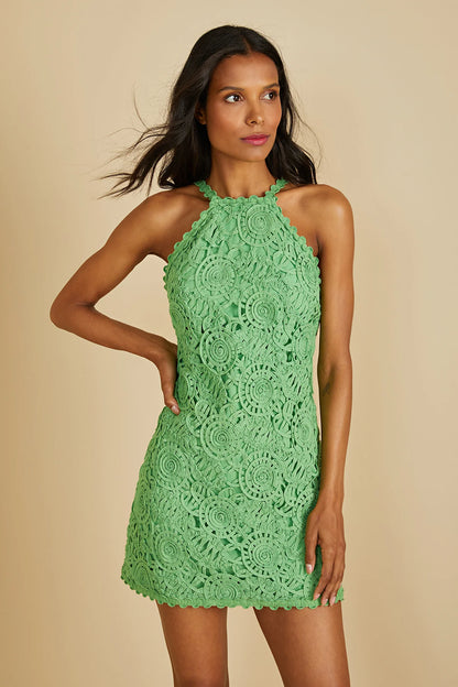 Calisa Mini Dress in Kiwi - FINAL SALE