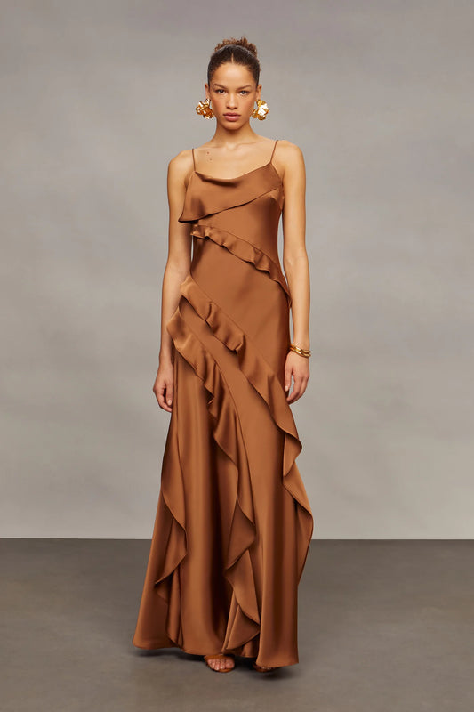 Ellen Ruffle Gown