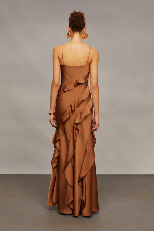 Ellen Ruffle Gown