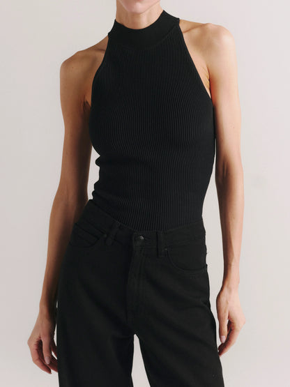 Mock Neck Top Instasculpt™ Rib