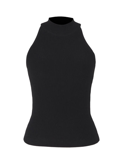 Mock Neck Top Instasculpt™ Rib