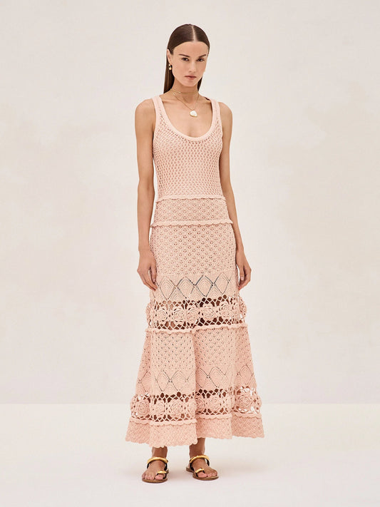 Aleala Dress in Blush