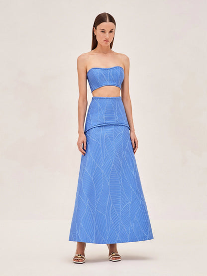 Alini Top in Marine - FINAL SALE