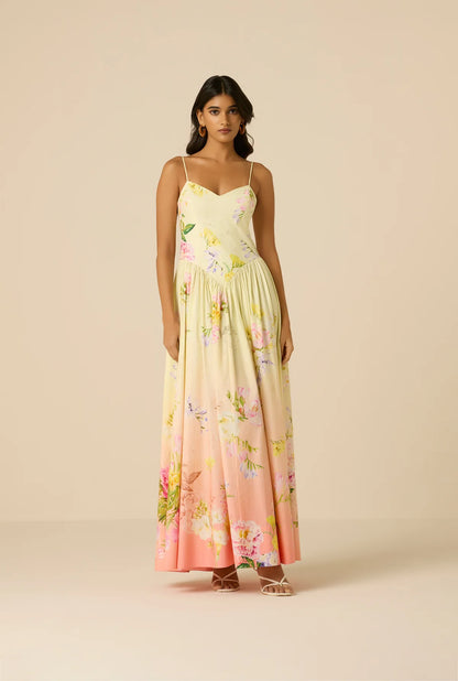 Avya Corset Maxi Dress