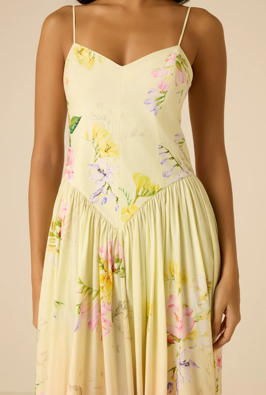 Avya Corset Maxi Dress