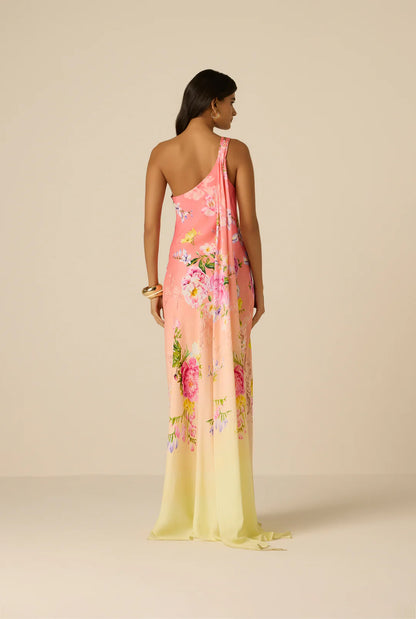 Avya One Shoulder Sash Dress