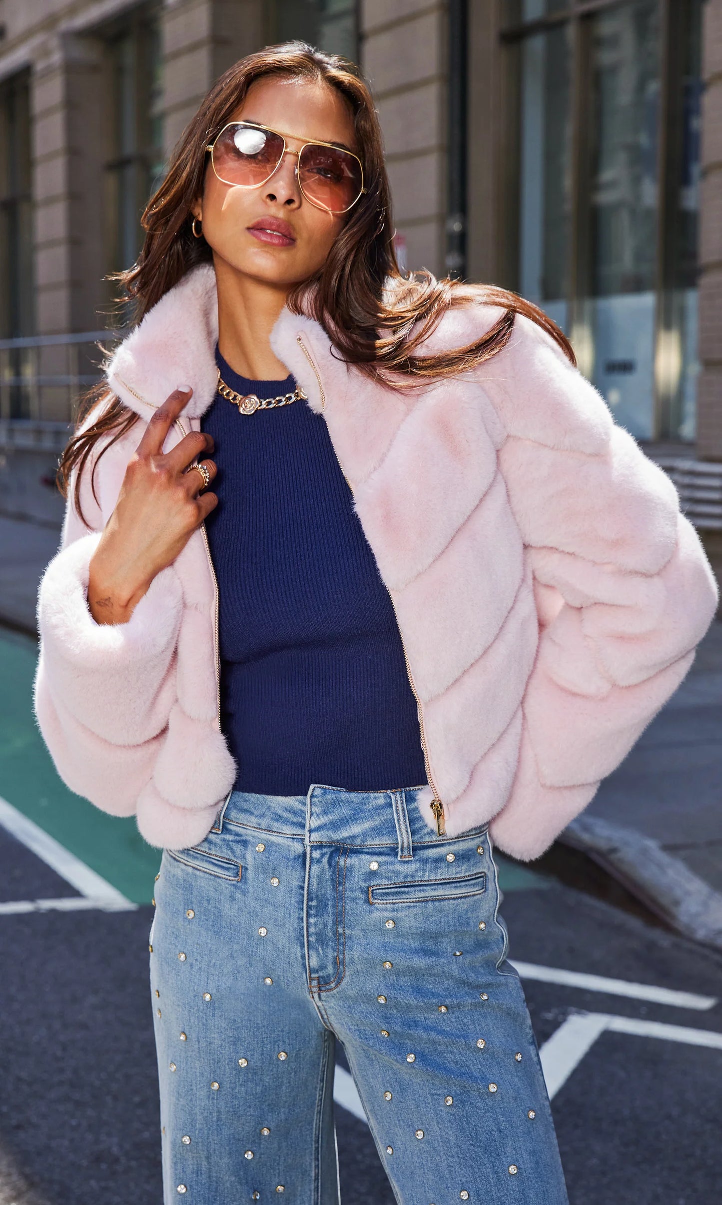 Brianna Faux Fur Jacket