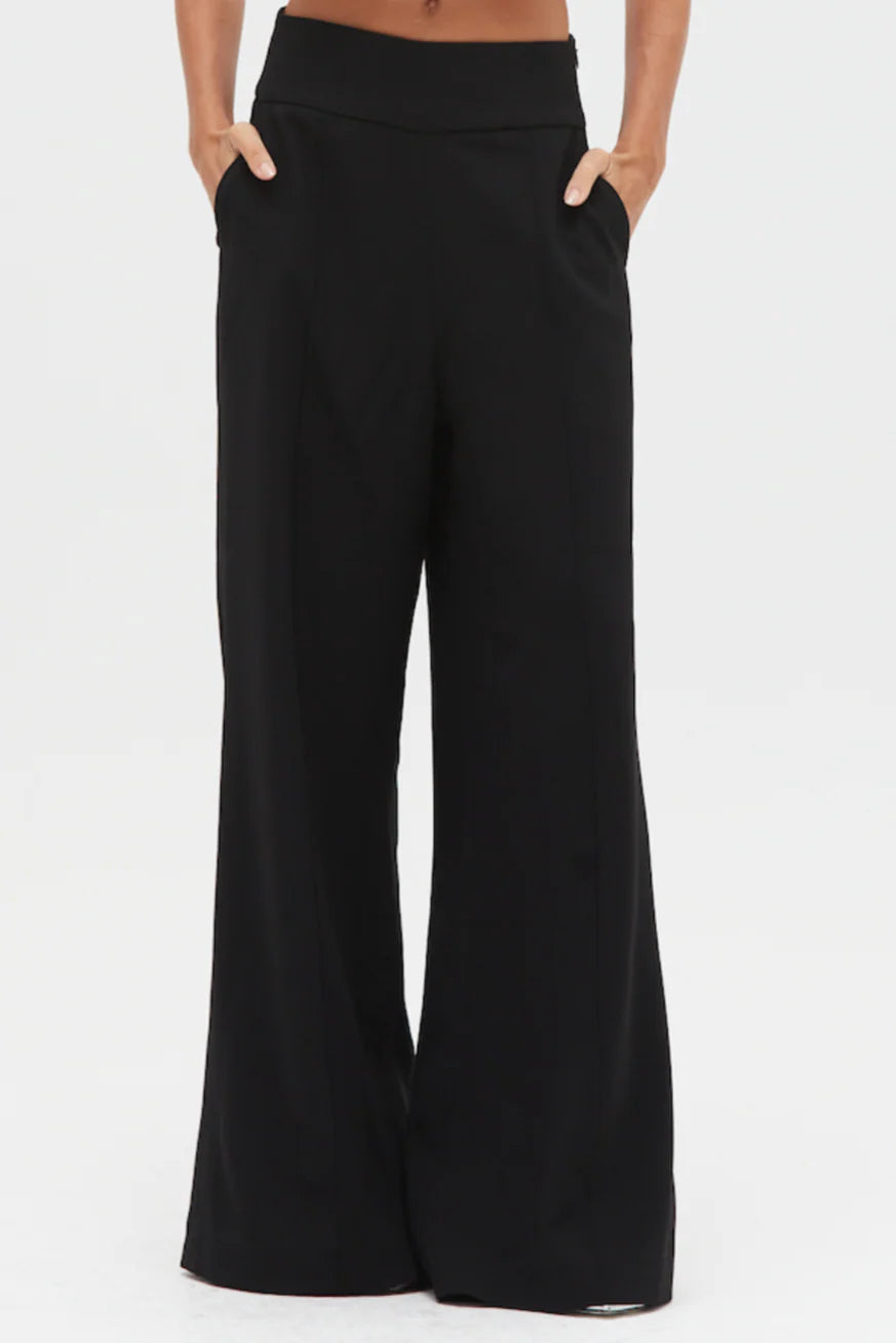 Wide Leg Crepe Pant