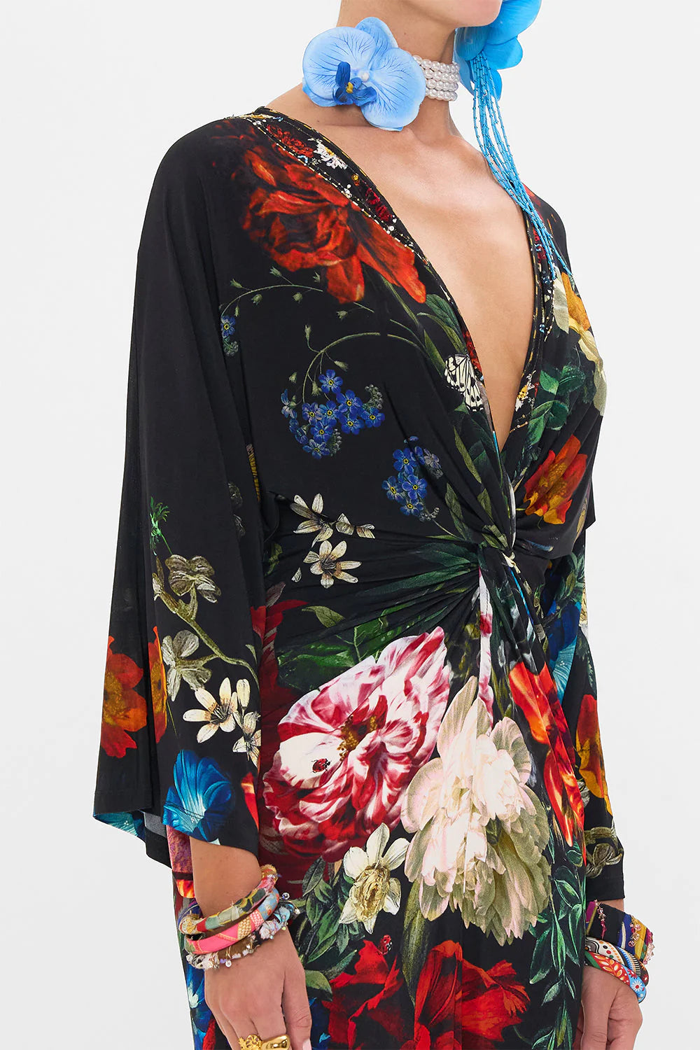 Camilla twist front dress top