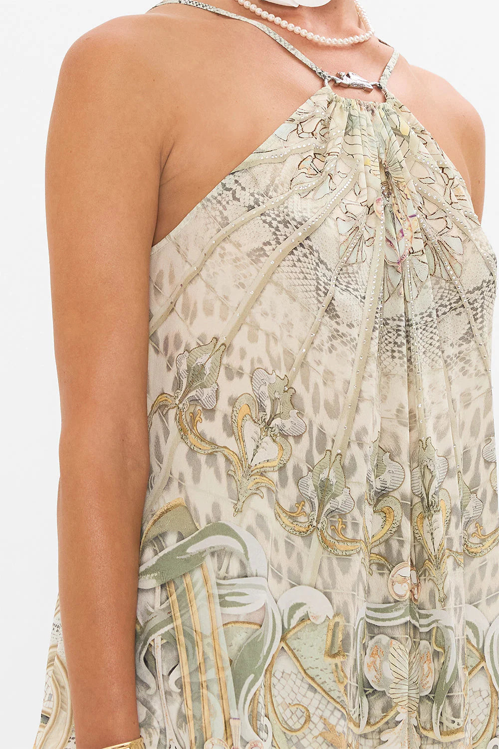 CAMILLA | Gather Neck Hardware Top, M | IVORY TOWER TALES | SIGNATURE DESIGNS CAMILLA | Gather Neck Hardware Top, M | IVORY TOWER TALES | SIGNATURE DESIGNS