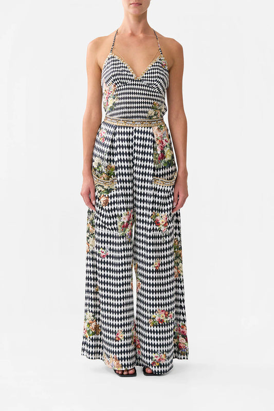 Wide Leg Trouser With Front Pockets