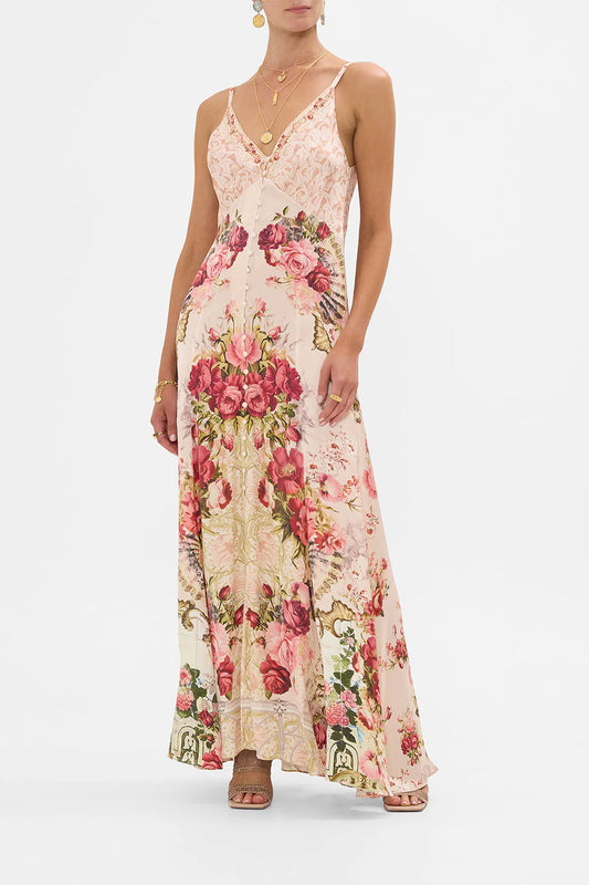 Button Front Strappy Dress