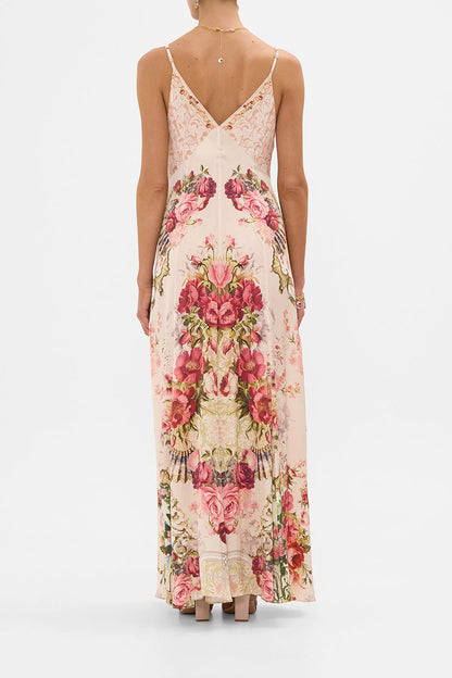 Button Front Strappy Dress