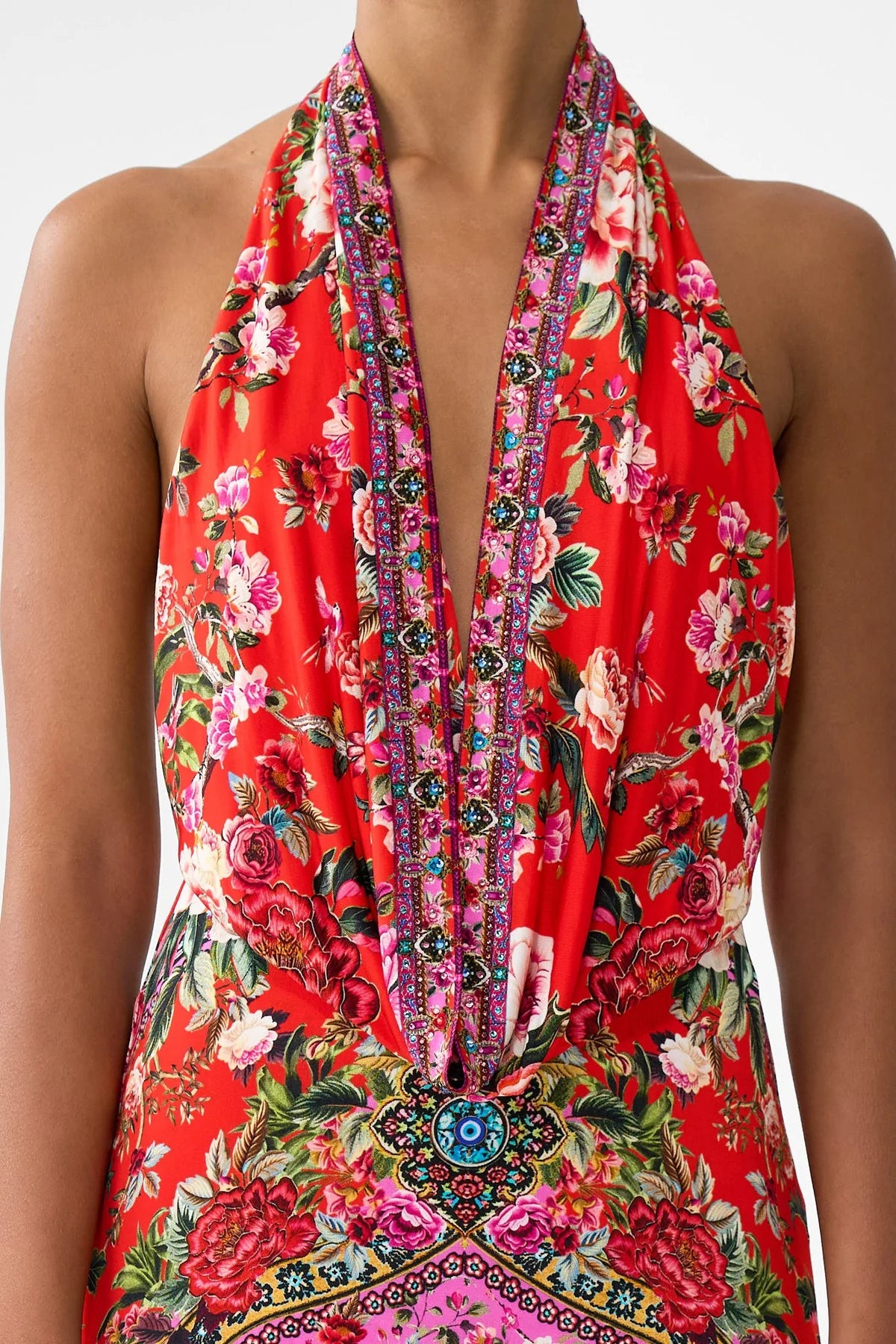 Deep Cowl Plunge Dress