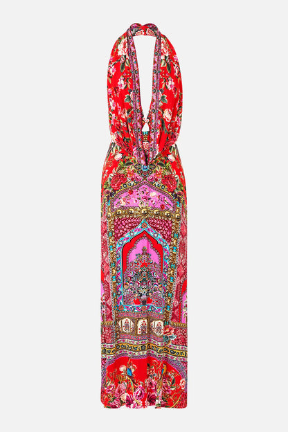 Deep Cowl Plunge Dress