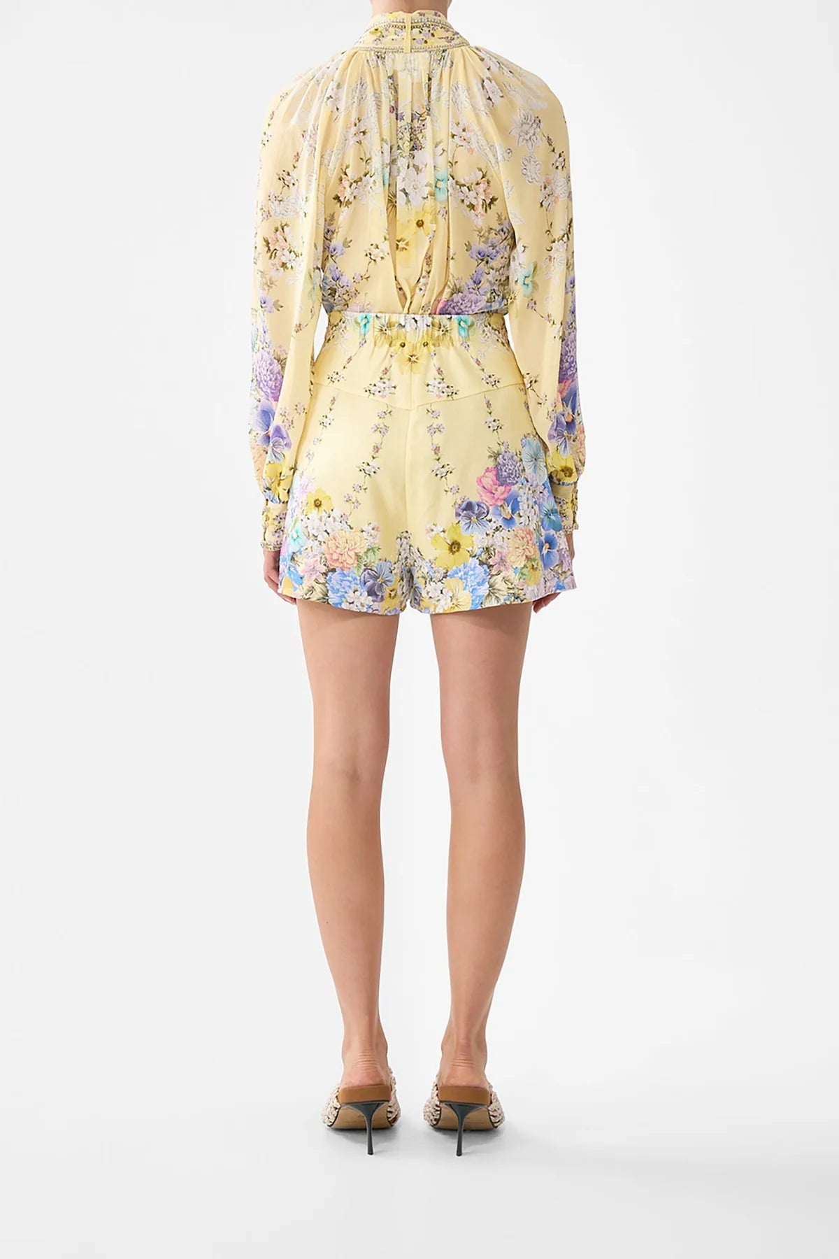 Detachable Pussy Bow Raglan Blouse