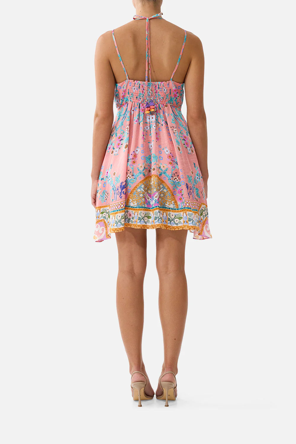 Short Flared Dress With Hardware
