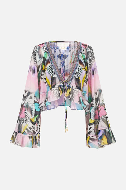 Crop Ruffle Top