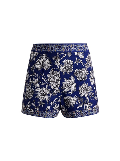 Hera Zip Shorts in Forevermore