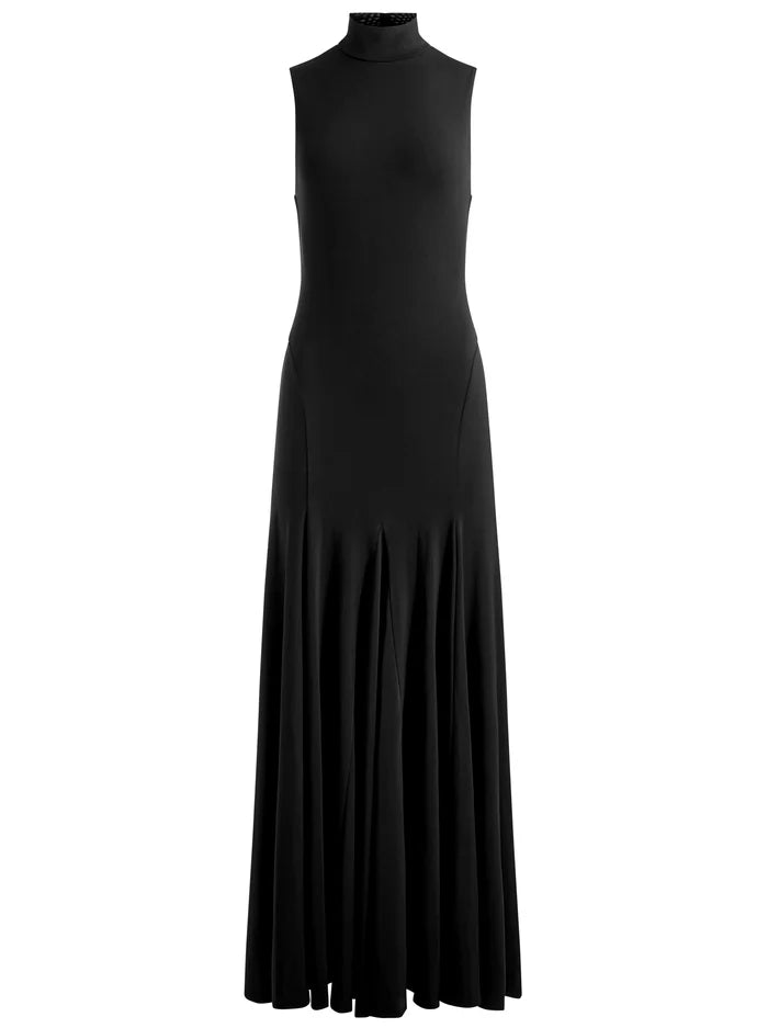 alice and olivia augusta open back maxi dress AUGUSTA OPEN BACK MAXI DRESS