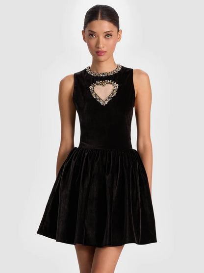 Ella Velvet Mini Dress