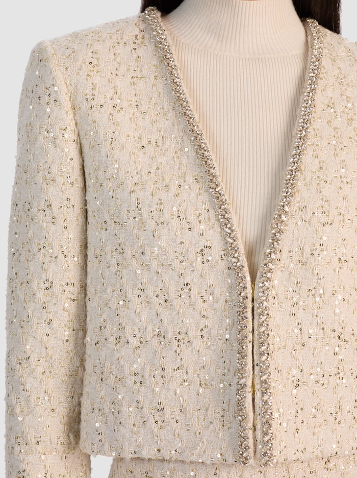 Kidman Embellished Tweed Jacket