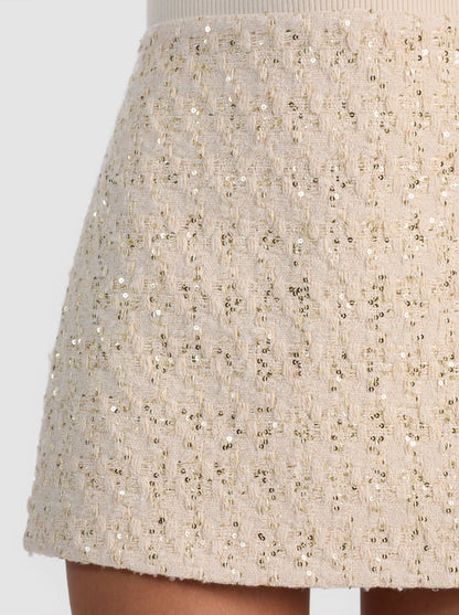 Rubi Embellished Tweed Mini Skirt - FINAL SALE