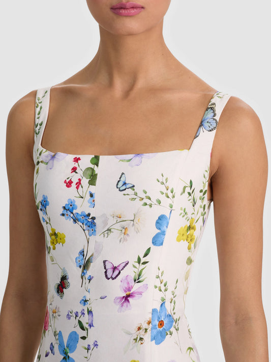 Polly Flared Midi Dress