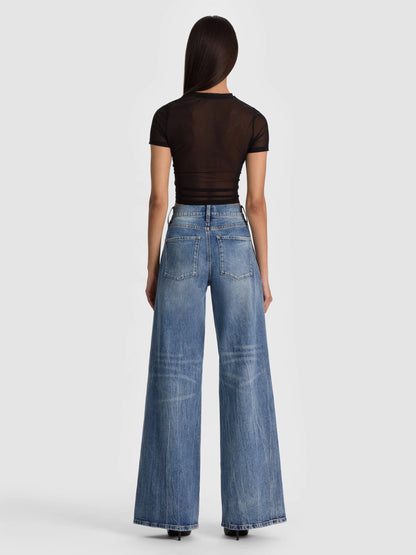 Courtney Ruched Front Tee