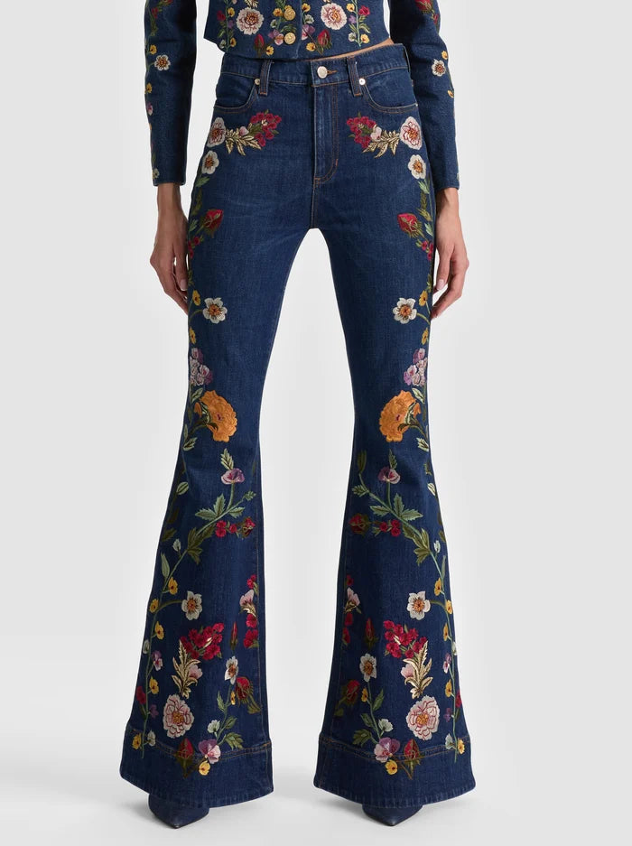 Beautiful Embroidered Jean - FINAL SALE