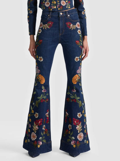 Beautiful Embroidered Jean - FINAL SALE