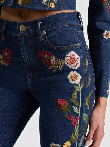 Beautiful Embroidered Jean - FINAL SALE