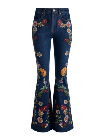 Beautiful Embroidered Jean - FINAL SALE