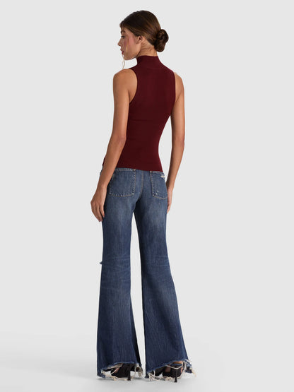 Darcey Wool Sleeveless Turtleneck