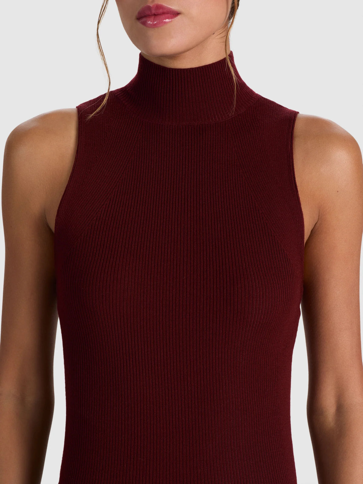 Darcey Wool Sleeveless Turtleneck