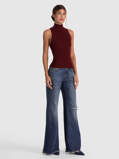 Darcey Wool Sleeveless Turtleneck