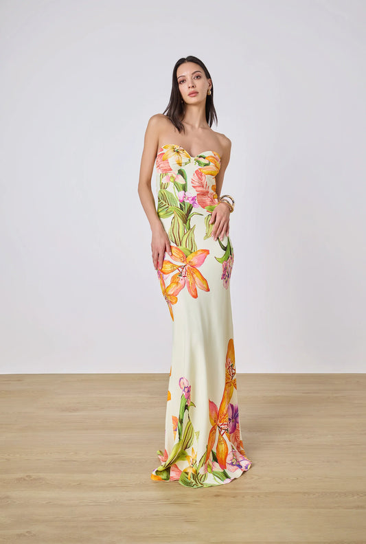 Dior Strapless Maxi Dress